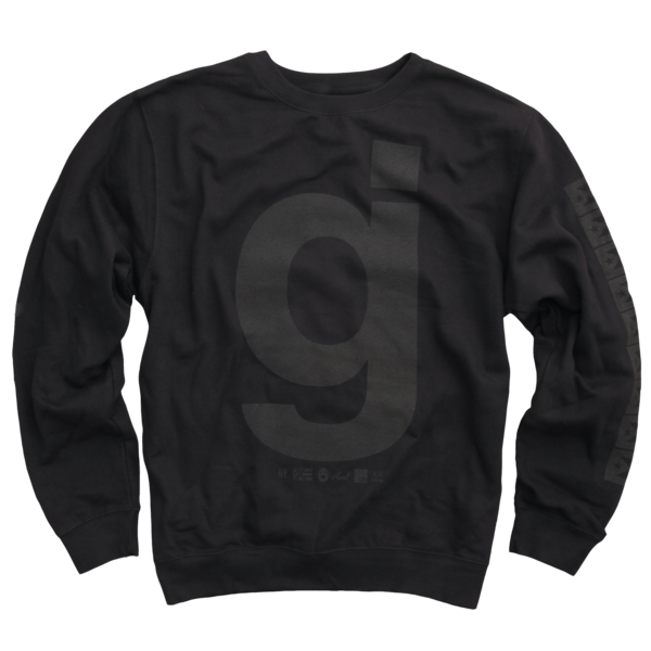 Glassjaw GJ Crew Black on Black