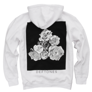 white rose sweatshirt
