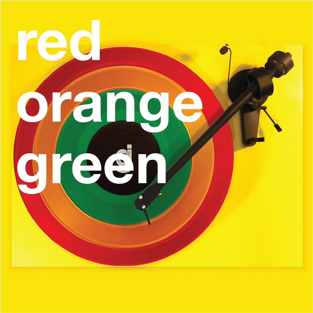 Glassjaw Coloring Book Vinyl Red, Orange, Green